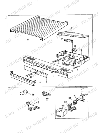 Взрыв-схема холодильника Electrolux EU3214C - Схема узла Electrical equipment